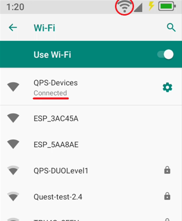 Wi-Fi Connected